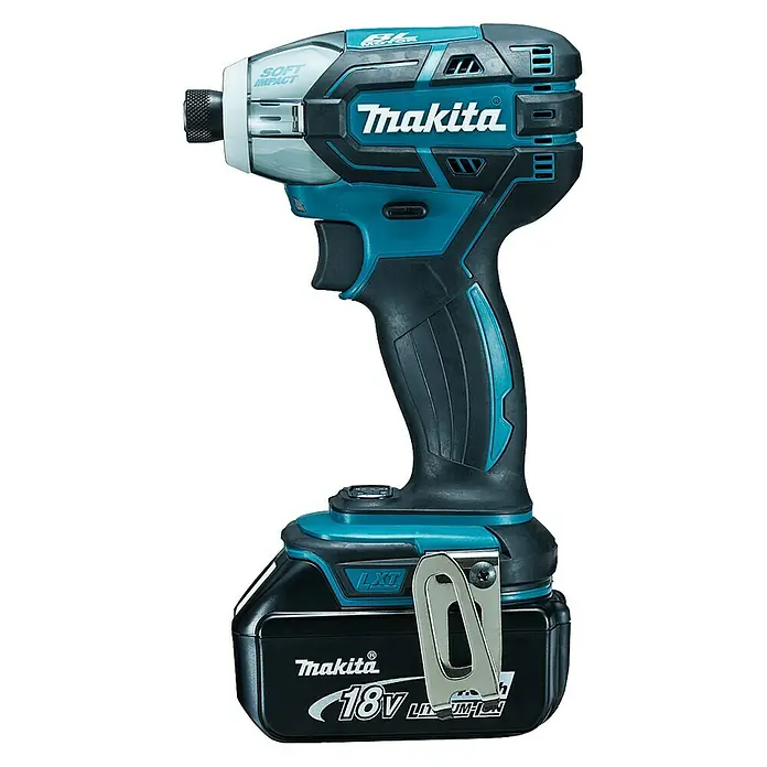 Makita Akku-Impulsschrauber DTS141RTJ - 18 V, 2 Akkus, 5 Ah, Leerlaufdrehzahl: 0 U/min - 2.700 U/min, Max. Drehmoment hart: 40 Nm - Vorderansicht