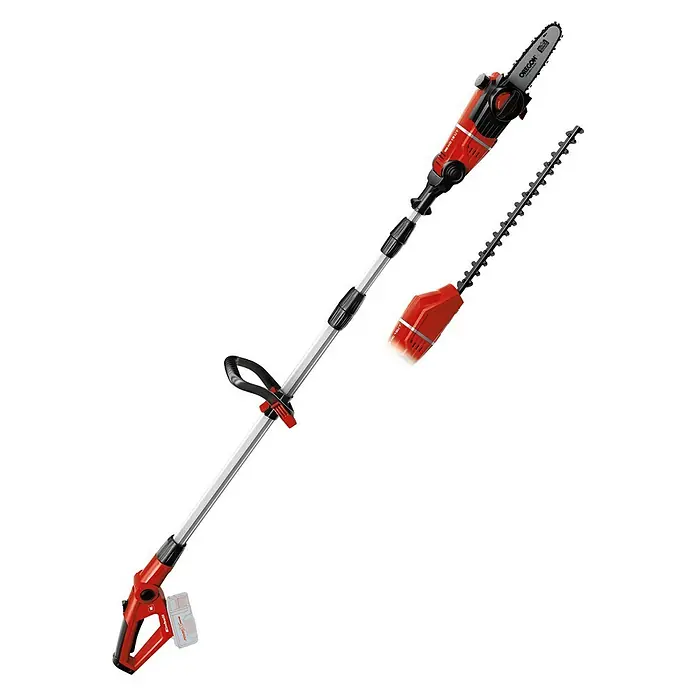 Einhell Power X-Change Akku-Multifunktionswerkzeug GE-HC 18 Li T-Solo - 18 V, Ohne Akku, Schnittlänge: 40 cm - Linke Seitenansicht