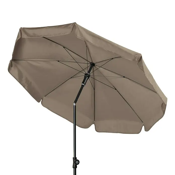 Doppler Sunline Sonnenschirm Neo - Greige, Ø x H: 150 x 230 cm - Vorderansicht