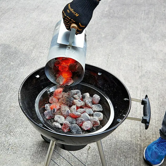 Grillstar Kamin za paljenje briketa - Čelik, Galvanizirano - Proizvod u upotrebi