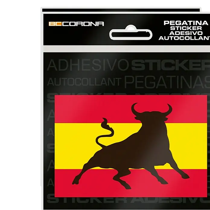 Etiqueta adhesiva Toro España - Bandera