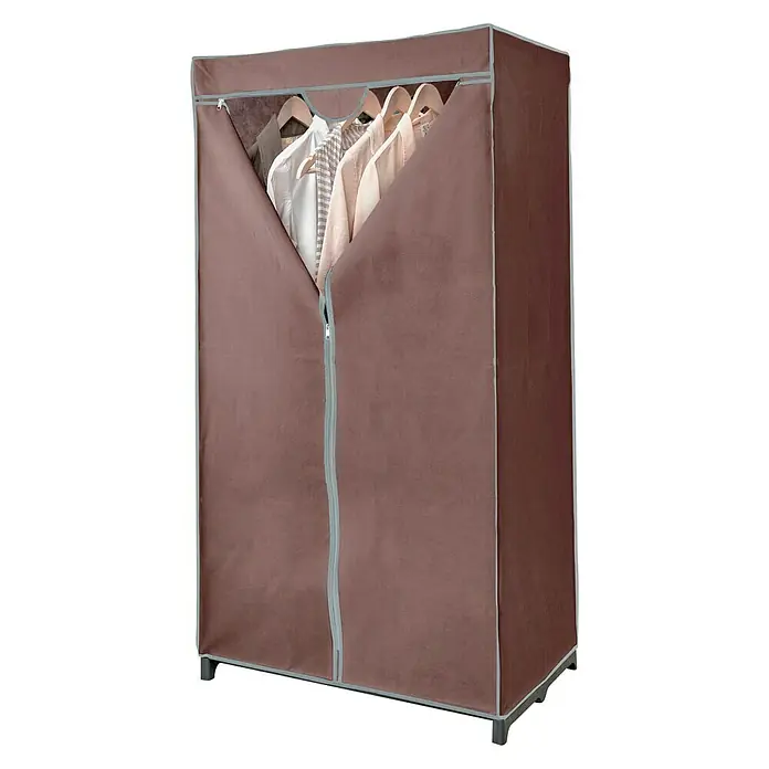 Armario de tela - L x An x Al: 75 x 50 x 145 cm, Marrón