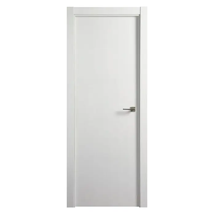Solid Elements Puerta interior Essen - 82,5 x 203 cm, Apertura según normativa: Izquierda, Blanco lacado, Macizo, Ciega
