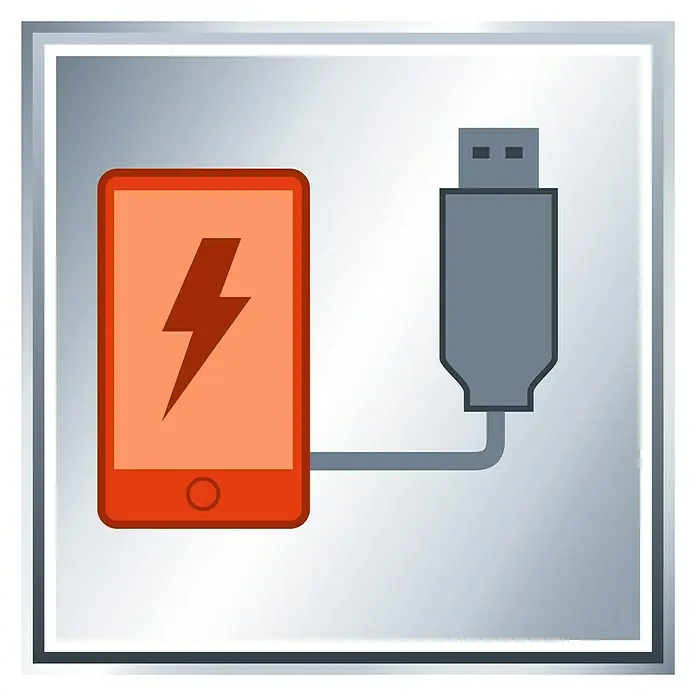 Einhell Power X-Change USB-Akku-Adapter TE-CP 18 Li - 2 USB-Anschlüsse, Passend für: Einhell Power X-Change Akkus