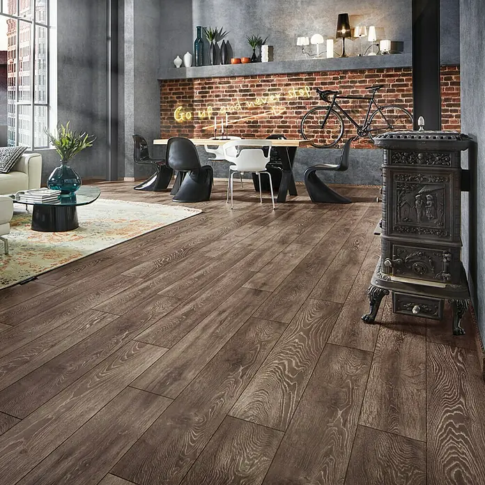 MyStyle MyArt Laminat Earthen Oak - 1.285 x 192 x 12 mm, Rustikalni pod - Živopisni prikaz
