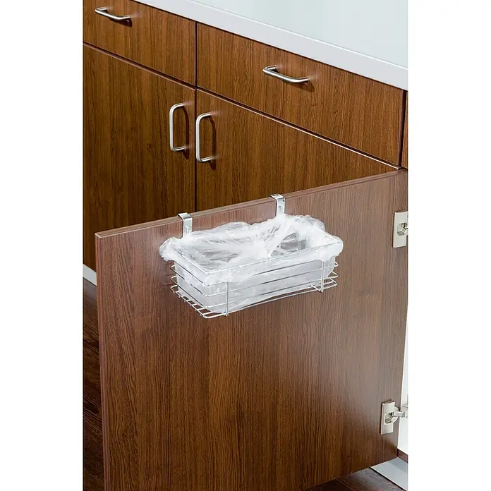 Wenko Cestita colgante porta utensilios - L x An x Al: 11,5 x 24 x 15 cm, Cromo - Producto en uso