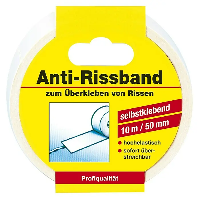 Decotric Rissbrücke Anti-Rissband - 10 m x 50 mm, Selbstklebend - Vorderansicht