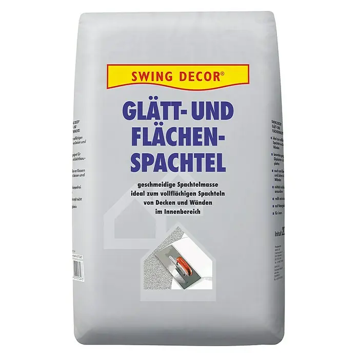 Swing Decor Glätt- & Flächenspachtel Innen - 20 kg - Vorderansicht