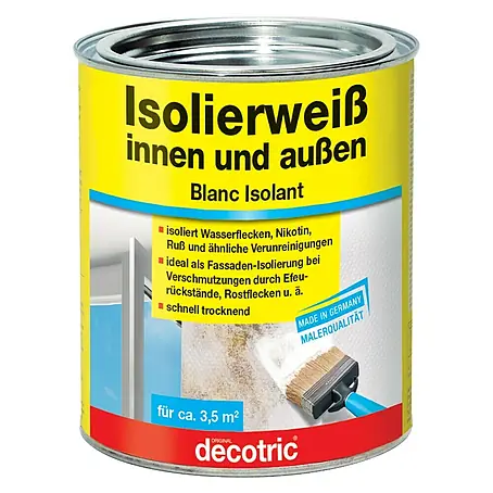 Decotric  Isolierfarbe Isolierweiß