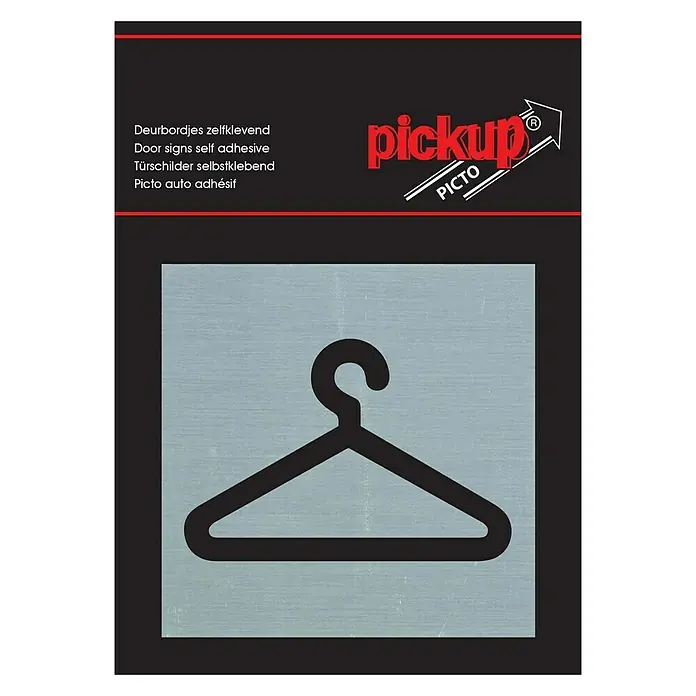 Pickup Naljepnica - Motiv: Garderoba, D x Š: 80 x 80 mm