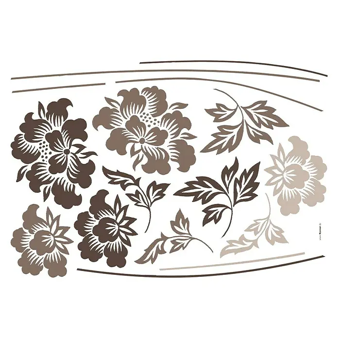 Komar Ukrasna naljepnica - D x Š: 70 x 100 cm - Pogled s gornje strane