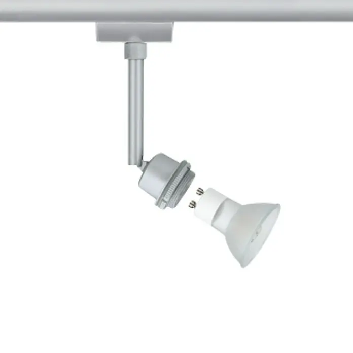 Paulmann URail Foco LED para riel - Plateado, GZ10, Color: Cromado mate - Vista frontal