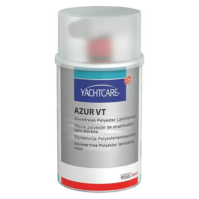 Yachtcare Poly-Laminierharz AZUR VT - 1 kg, Cobalt Blau