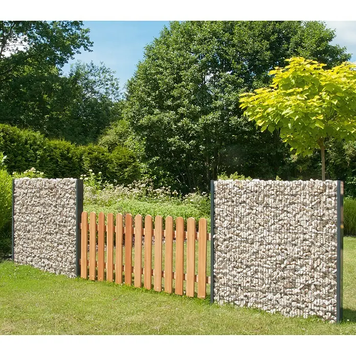 Kraus Gabionen-Pfosten-Set - 184 cm, Metall, Pulverbeschichtet - Stimmungsaufnahme