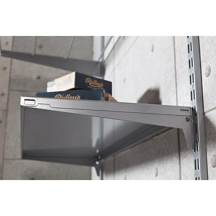 Element System Classic Zidna vodilica EL 32 - Duljina: 206 cm, Bijelo-aluminij, Namijenjeno za: Nosače s rasterom od 32 mm, Sustav s dvama provrtima - Detaljan prikaz