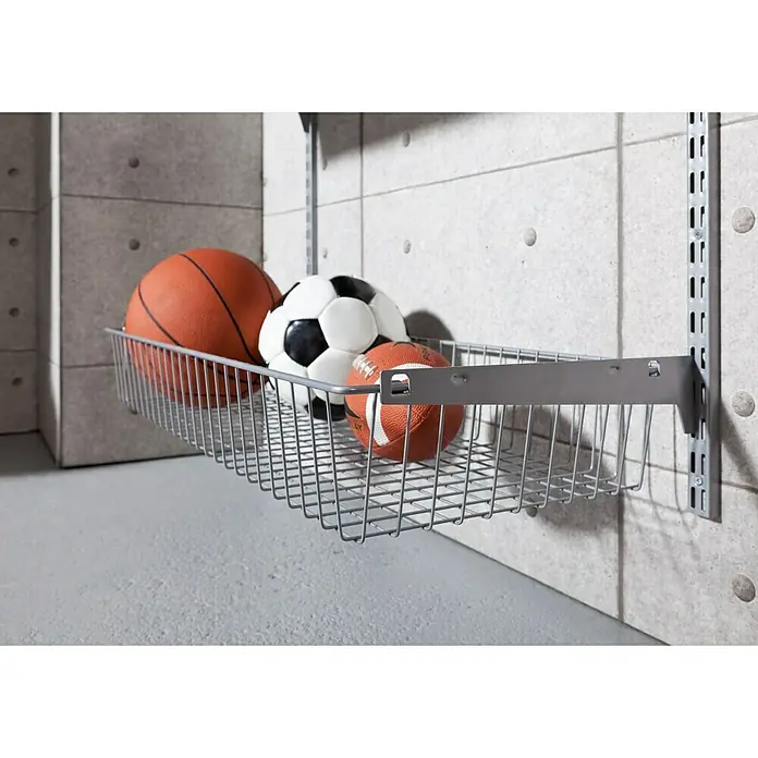Element System Classic Zidna vodilica EL 32 - Duljina: 206 cm, Bijelo-aluminij, Namijenjeno za: Nosače s rasterom od 32 mm, Sustav s dvama provrtima - Pogled s desne strane