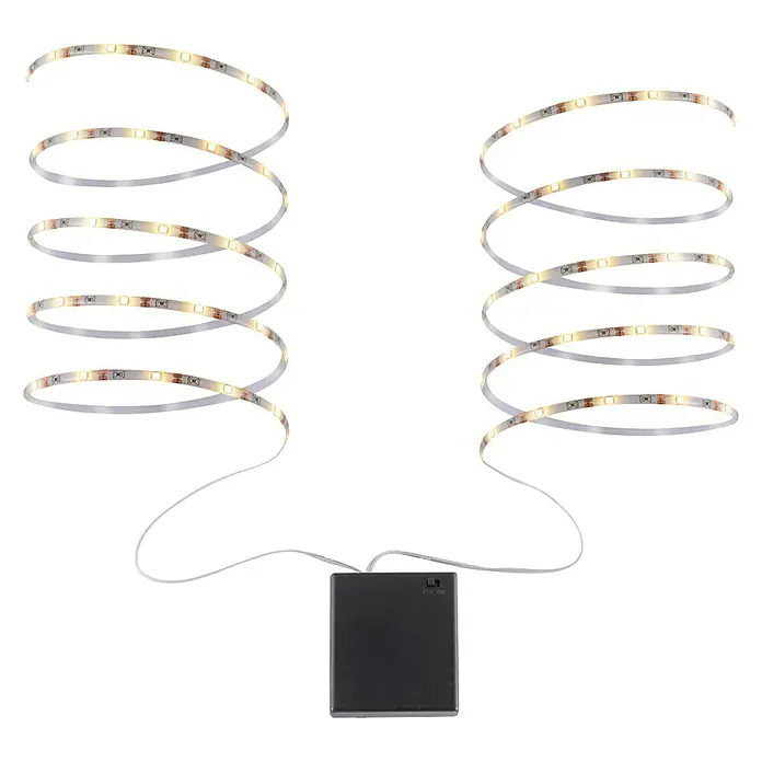 Tween Light LED traka - Duljina: 160 cm, Boja svjetla: Topla bijela, 3,6 W, Na baterijski pogon - Pogled sprijeda