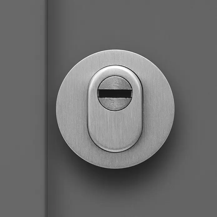 Splendoor Haustür Thermodoor SP30EA RC2 - 110 x 210 cm, DIN Anschlag: Rechts, Edel-Anthrazit - Detailaufnahme