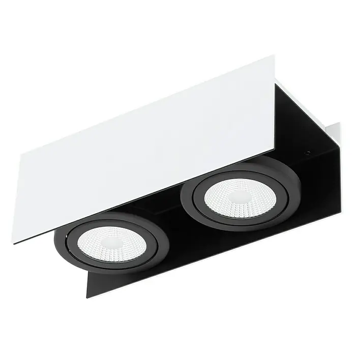Eglo LED-Deckenstrahler Vidago - 10,8 W, L x B x H: 31 x 13 x 11 cm, Warmweiß - Ansicht von unten