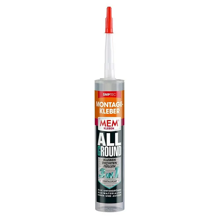 MEM Montagekleber ALLGROUND 3in1 - Kristallklar, 300 g - Vorderansicht
