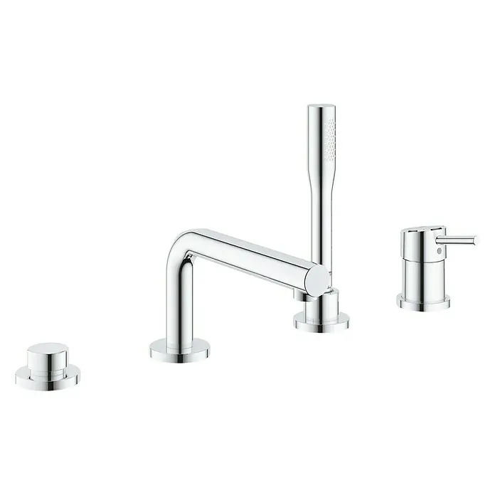 Grohe Concetto Wannenrandarmatur - Ausführung: 4-Loch, Chrom, Glänzend - Vorderansicht