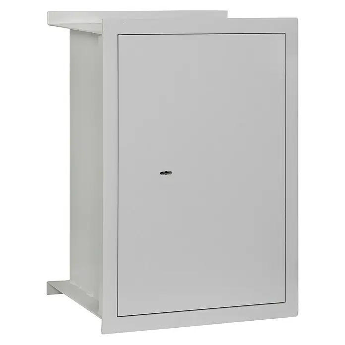 Format Wandtresor WB 5 - Doppelbart-Hochsicherheitsschloss, L x B x H: 360 x 420 x 600 mm - Vorderansicht