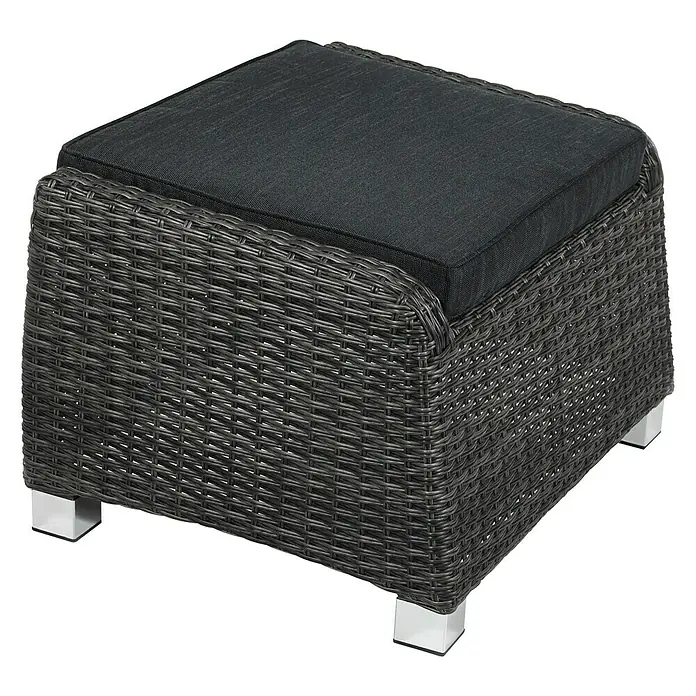 Sunfun Fußhocker Malaga - 74,9 x 58,1 x 45,7 cm, Polyrattan