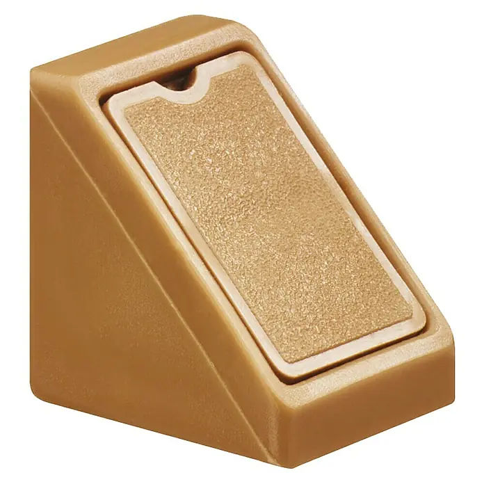 Stabilit Conector de esquina - 21 x 18 x 21 mm, Beige - Vista frontal