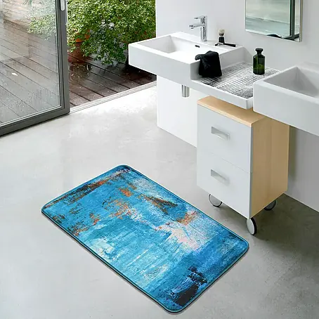 Badteppich Kunst