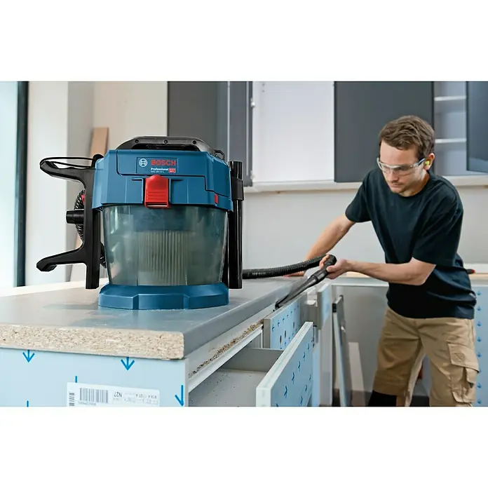 Bosch Professional Akku-Nass-Trockensauger GAS 18V-10 L - 18 V, Ohne Akku, Behältervolumen: 10 l