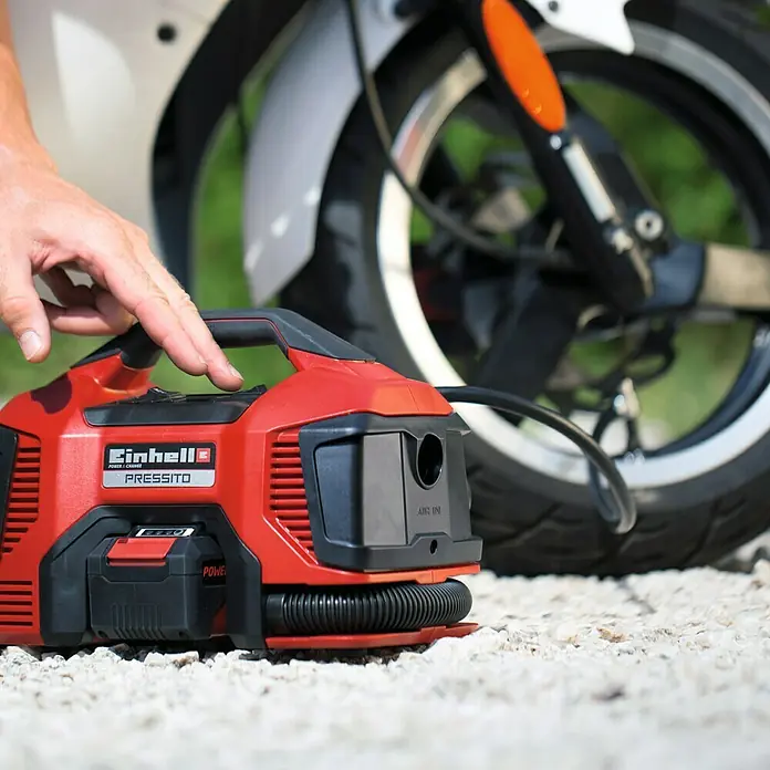 Einhell Power X-Change Hybrid-Kompressor Pressito - 11 bar, 90 W, 18 V, Ohne Akku