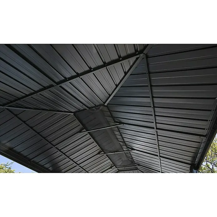 Sojag Pavillon Messina 12 x 20 - 363 x 598 x 307 cm, Anthrazit - Detailaufnahme