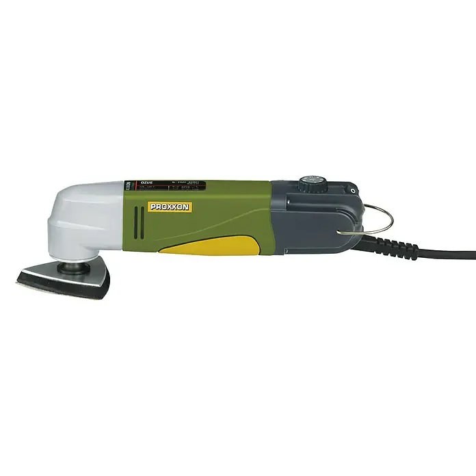 Proxxon Micromot Lijadora triangular OZI/E n.º 28520 - 3.000 r.p.m. - 10.000 r.p.m., 100 W, 220 - 240 V, 50/60 Hz - Vista de perfil izquierdo