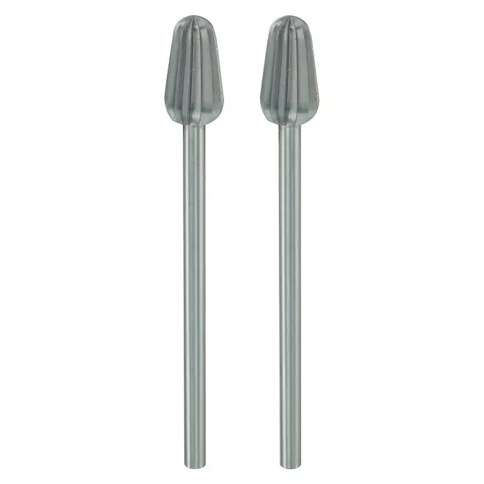 Proxxon Štift za glodanje No 28723 - 6 mm, konus, 2 Kom., Volfram-vanadij čelik - Pogled sprijeda
