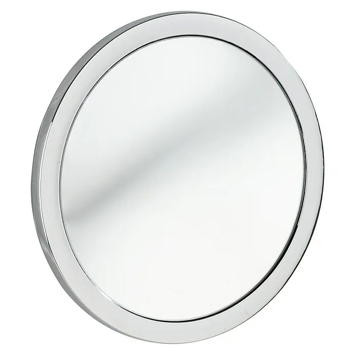 Wenko Espejo cosmético Pistoia - Aumento: x 5, Diámetro: 14,5 cm, Cromo - Vista frontal