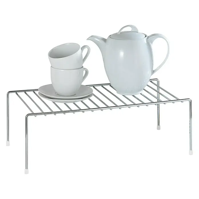 Wenko Estante para vajilla - L x An: 22 x 42,5 cm, Cromo - Producto en uso