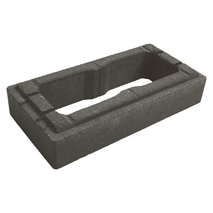 Betonski element za ogradu C-Line - Antracit, 50 x 25 x 10 cm, Beton