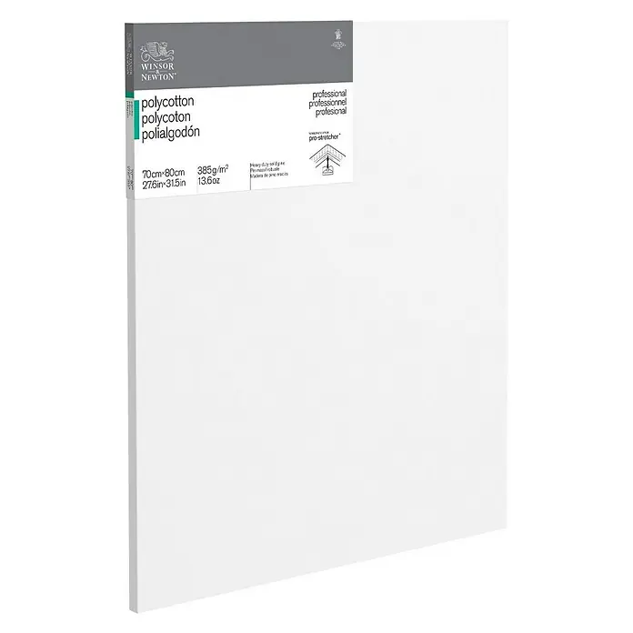 Winsor & Newton Slikarsko platno sa drvenim okvirom Professionell - 70 x 80 x 2,1 cm, mješavina pamuka, Trostruko grundirano - Pogled sprijeda