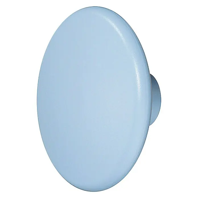 Okrugla ručka za namještaj - Ø x V: 52 x 24 mm, Plastika, Plave boje