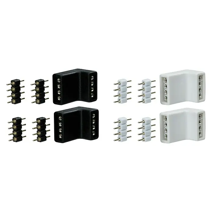 Paulmann Conector de esquina YourLED - 12 pzs., Plástico