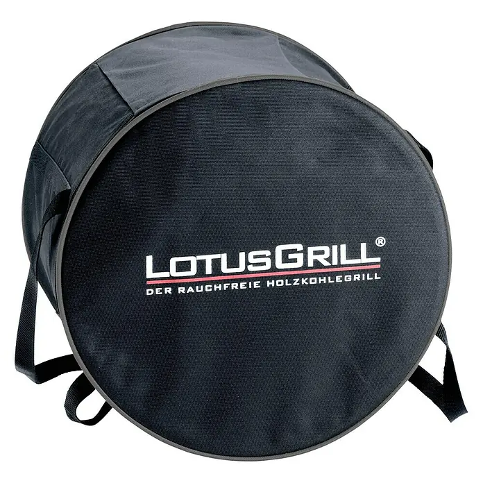 LotusGrill Barbacoa de carbón con poco humo - Negro, Superficie parrilla: Ø 34 cm