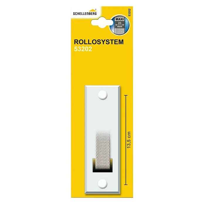 Schellenberg Embellecedor 53202 - Distancia entre orificios: 135 mm, Apto para: Maxi sistemas de persianas enrollables, Blanco