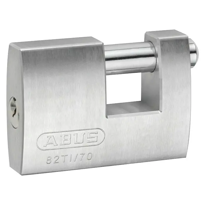 Abus Titalium Candado 82TI/70 - An x Al: 70 x 50 mm, 1 ud., Aluminio