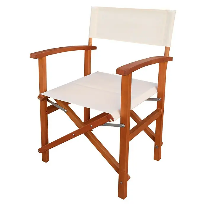 Sunfun Conjunto de muebles de balcón Diana - 3 piezas, Eucalipto, Marrón