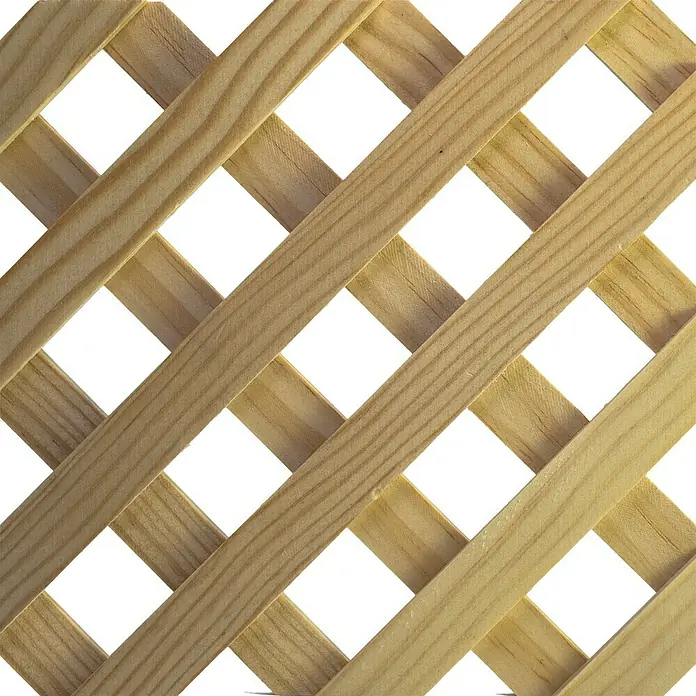 Celosía de madera D12 Clásica - 1.070 x 850 x 10 mm, Pino