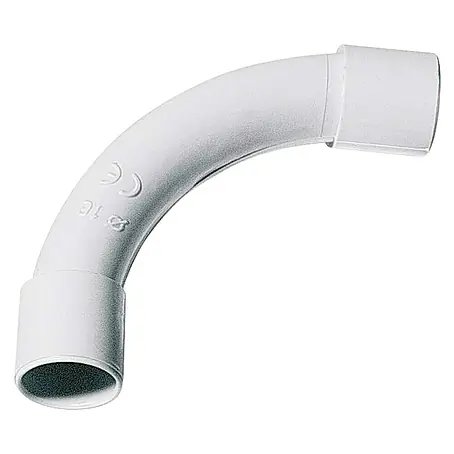 Empalme para tubo curva 90º PVC