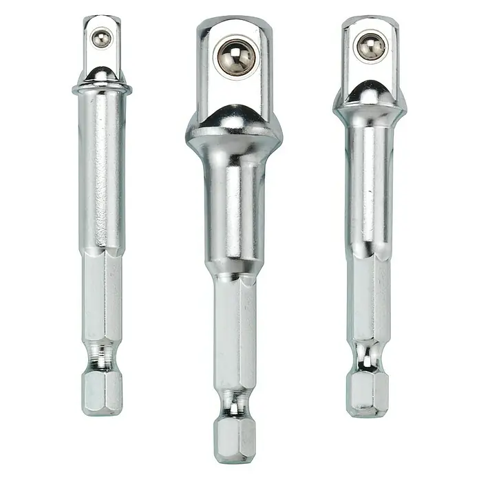 Set de adaptadores de 1/4" - 3 pzs.