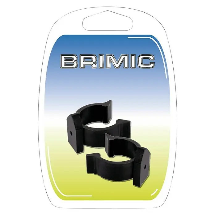 Micel Brimic Clip para embellecedor de zócalos - 28,7 x 16,5 mm, Montaje atornillado