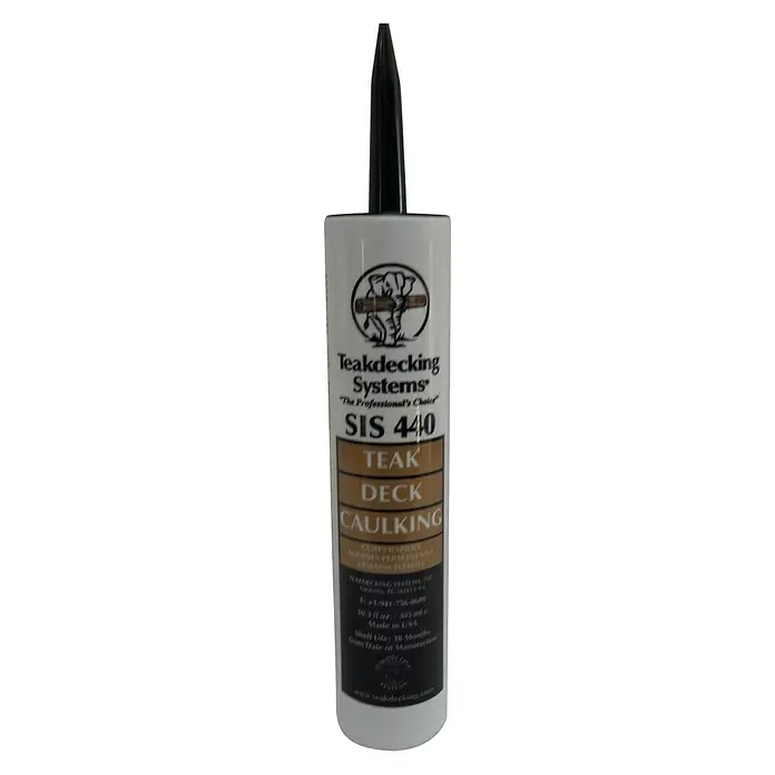 Adhesivo sellador Teakdecking Systems SIS 440 - Apto para: Madera, 300 ml, Negro