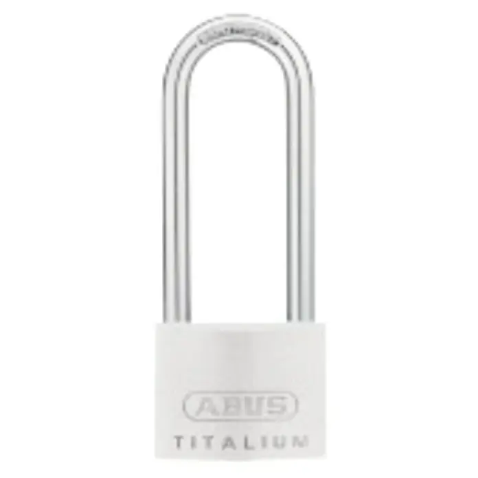 Abus Titalium Candado 64TI/50HB80 - An x Al: 50 x 128 mm, Material estribo: Acero especial endurecido